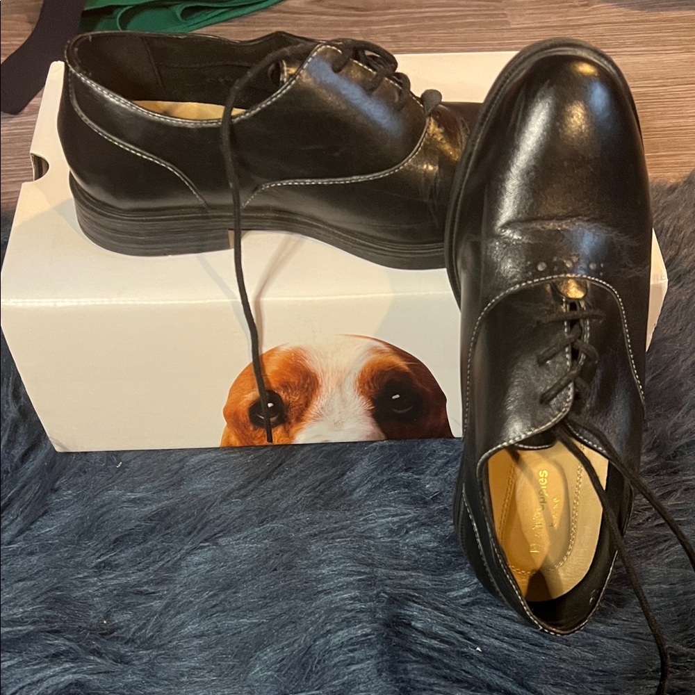 Black Leather women’s  Dress Shoes